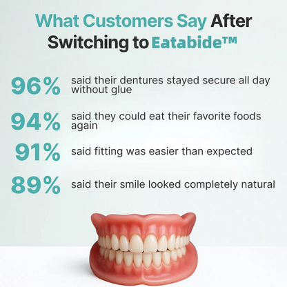 Ends Today: 80% OFF! Eatabide™ Custom-Fit Full Functional DenturesMake you more confident