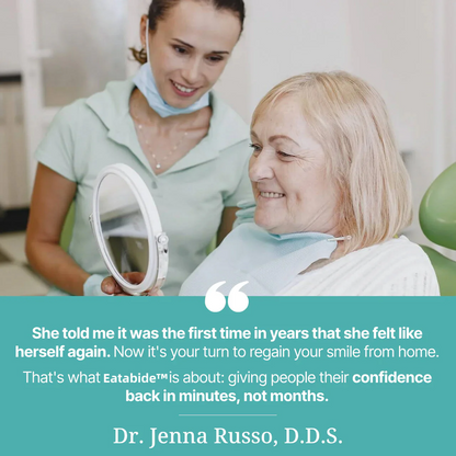 Ends Today: 80% OFF! Eatabide™ Custom-Fit Full Functional DenturesMake you more confident